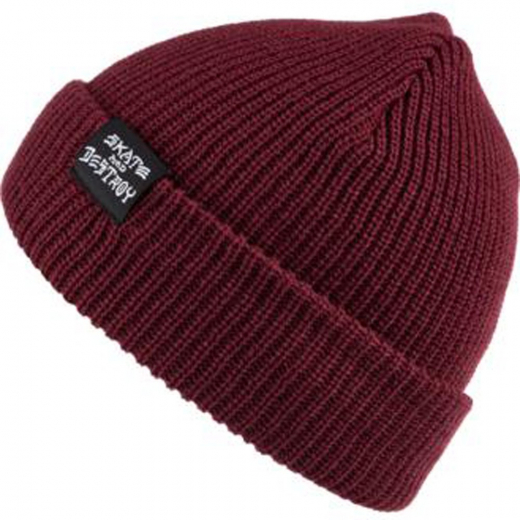 Thrasher Skategoat/Skate & Destroy maroon Beanie