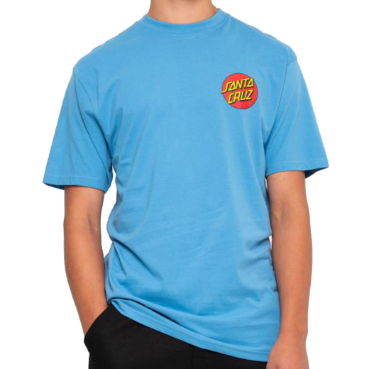 Santa Cruz Classic Dot Chest cool blue T-Shirt