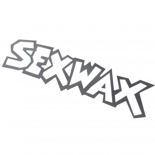 Sex Wax Die Cut Writing 8 Sticker