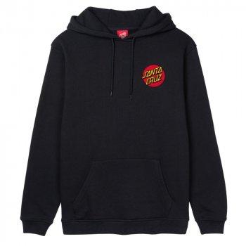 Santa Cruz Classic Dot Chest black Hooded