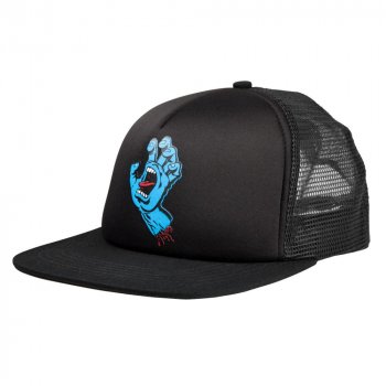 Santa Cruz Classic Hand black Trucker Cap