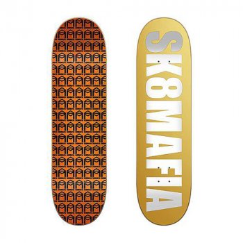 Sk8Mafia OG Logo gold foil 8.5 Deck