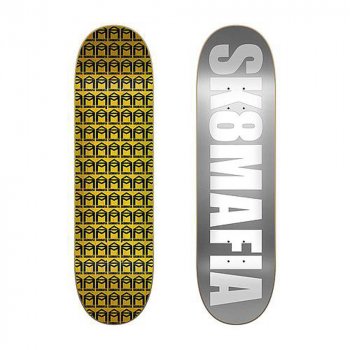 Sk8Mafia OG Logo silver foil 8.375 Deck