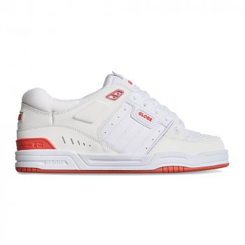 Globe Fusion white/red Schuhe