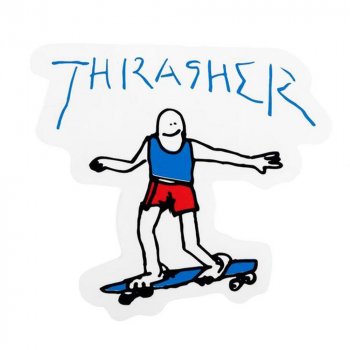 Thrasher Gonz Logo 3.7 x 4 Sticker