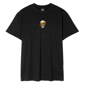 Santa Cruz Dressen Skull Dot black T-Shirt