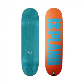 Plan B OG Metallic Orange-Blue 8.5 Deck