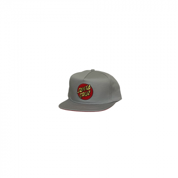 Santa Cruz Classic Dot stone grey Snap back Cap