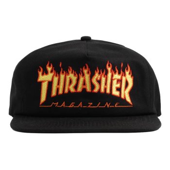 Thrasher Flame black Trucker Cap