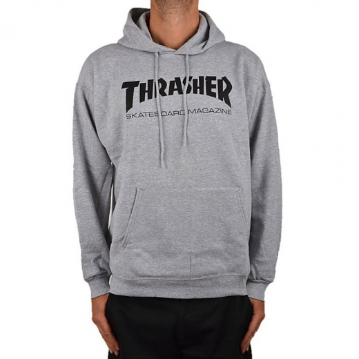 Thrasher Hometown heather grey Hooded