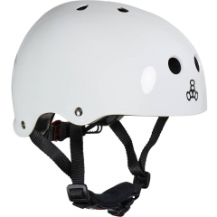 Triple 8 Lil 8 white rubber XXS/XS Kids Helmet