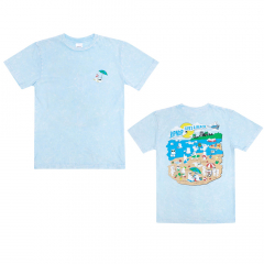 Rip N Dip Life Is A Beach light blue mineral wash T-Shirt