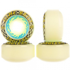 Santa Cruz Slime Balls Saucers white/yellow 57mm 95A Wheels