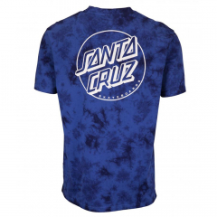 Santa Cruz Opus Dot Stripe royal cloud dye T-Shirt