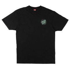 Santa Cruz Opus Dot black acid wash T-Shirt