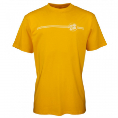 Santa Cruz Opus Dot Stripe mustard T-Shirt