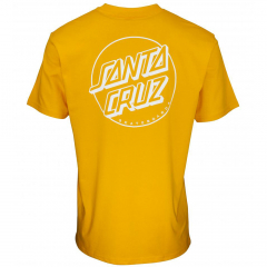 Santa Cruz Opus Dot Stripe mustard T-Shirt