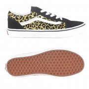 Vans Old Skool flocked leopard black/white Kids Shoes