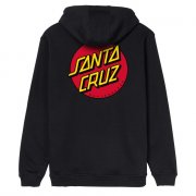 Santa Cruz Classic Dot Chest black Hooded