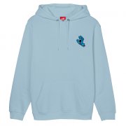 Santa Cruz Screaming Hand Chest sky blue Hooded