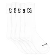 DC SPP Crew white 5er Pack Socken