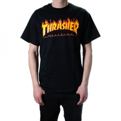 Thrasher Flame black T-Shirt